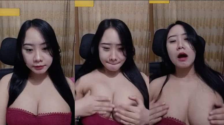 Viral Tele Ceyin Mendesah Nikmat Sambil Remas Susu BLING2